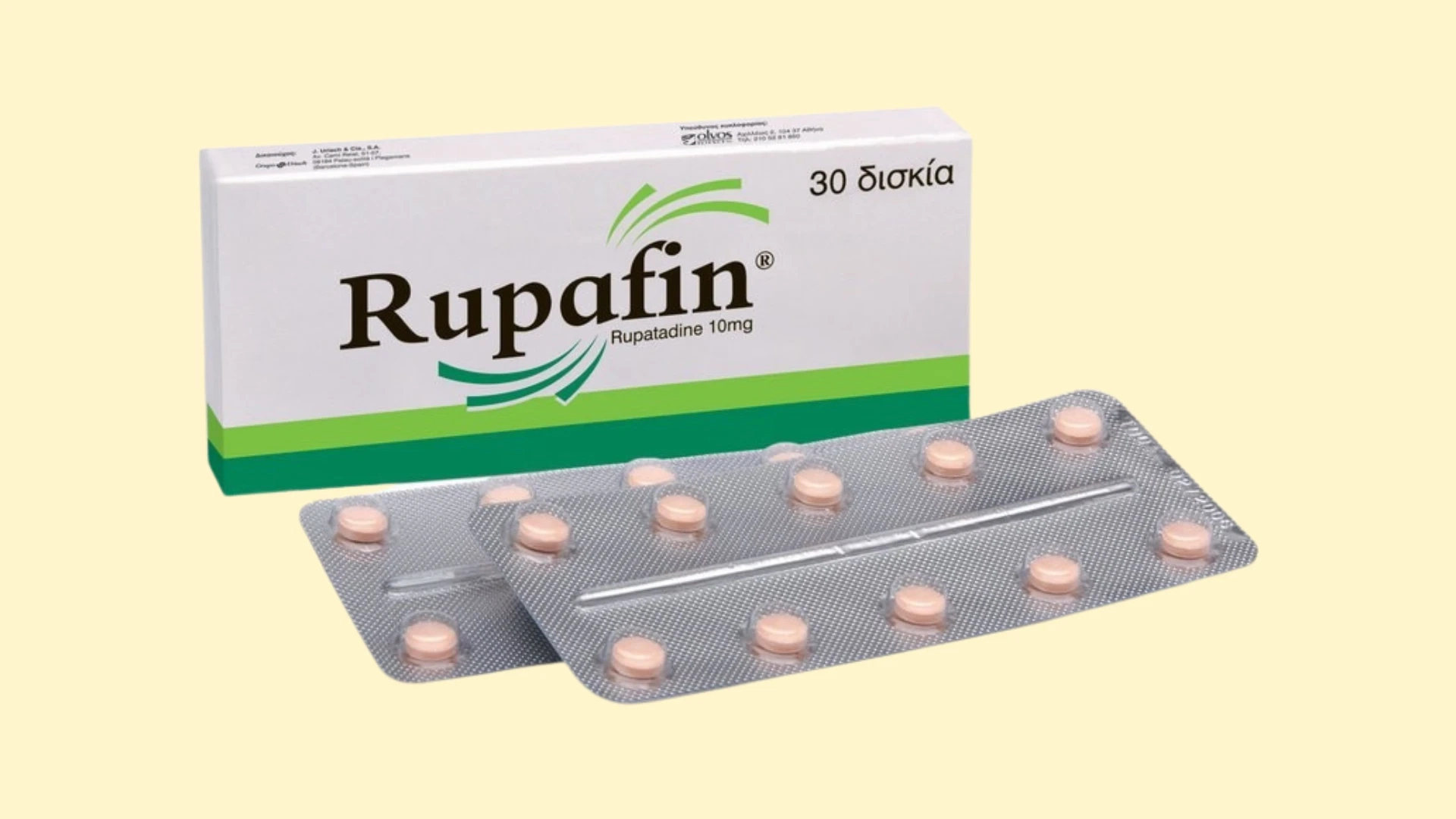 Opakowanie leku Rupafin 10 mg